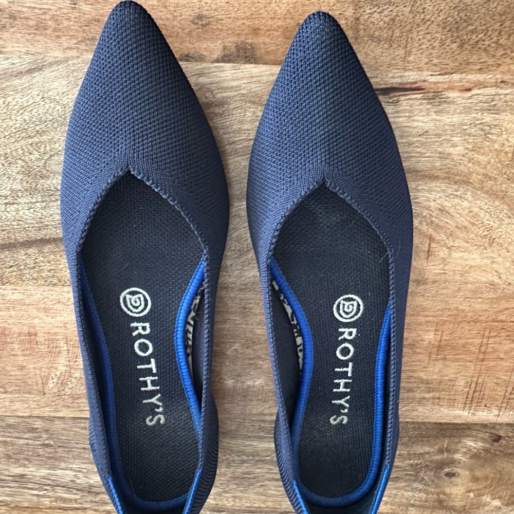 Rothy’s Navy Washable Flats